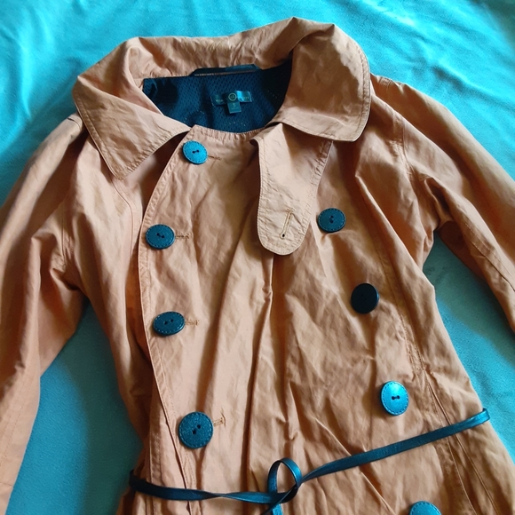 VTG Orange Trench - Wilson's Leather - Picture 6 of 7
